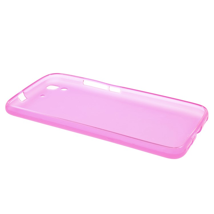 Anti-fingerprint Matte TPU Skin Case for Huawei Honor 4A / Y6 - Rose-3