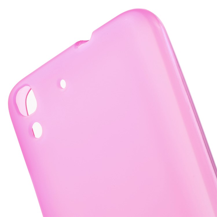 Anti-fingerprint Matte TPU Skin Case for Huawei Honor 4A / Y6 - Rose-5