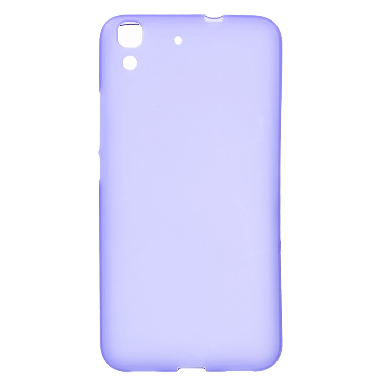 Anti-fingerprint Matte TPU Case for Huawei Y6 / Honor 4A - Purple-1