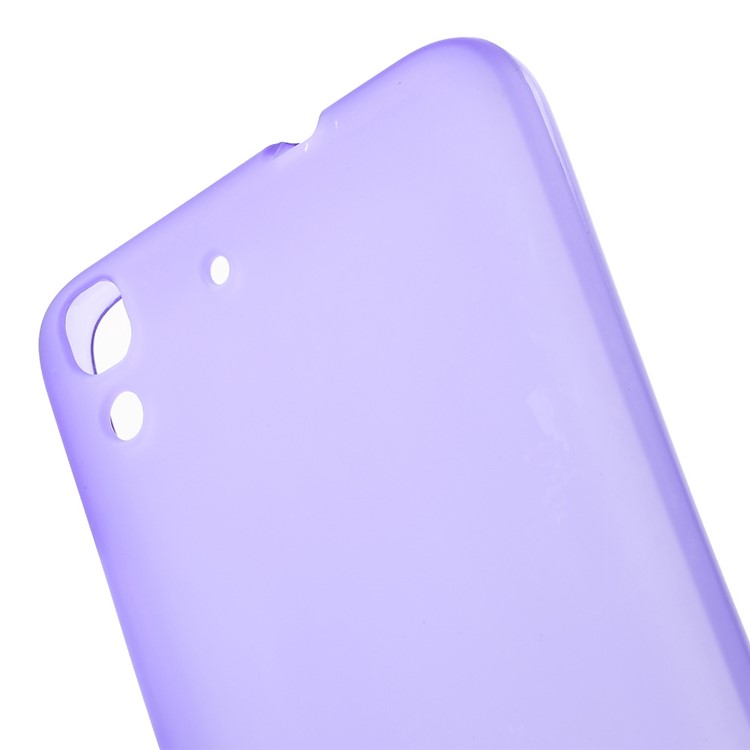 Anti-fingerprint Matte TPU Case for Huawei Y6 / Honor 4A - Purple-5