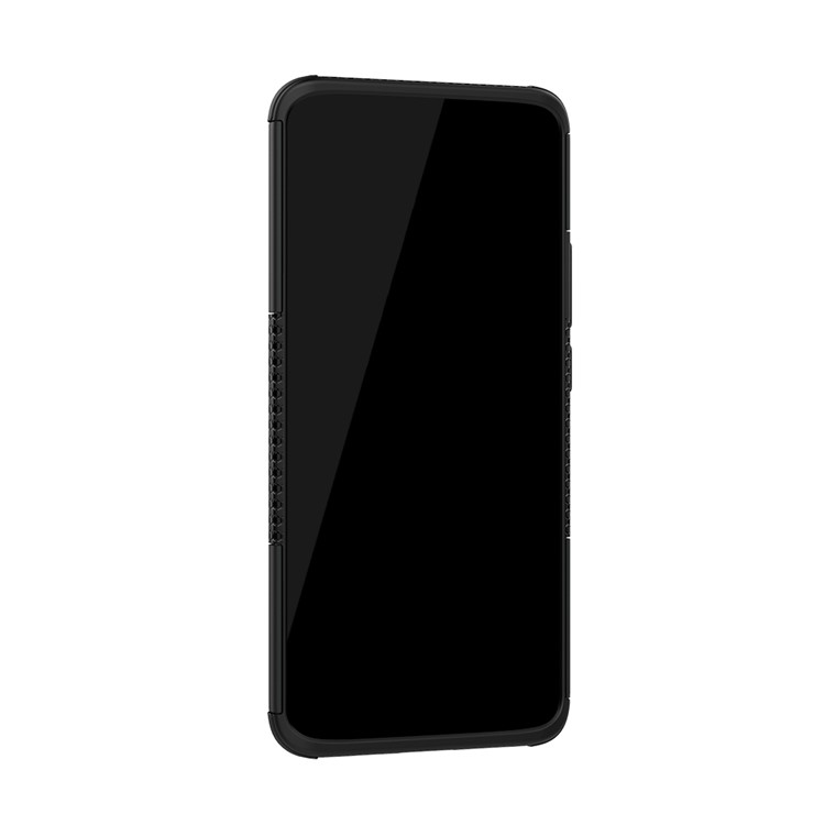 Cool Tyre Kickstand PC + TPU Hybrid Protection Case for Huawei Mate 20 Pro - Black-7