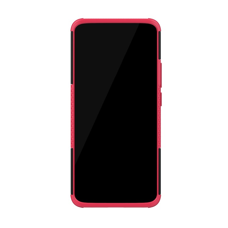 Cool Tyre Kickstand PC + TPU Hybrid Protection Shell for Huawei Mate 20 Pro - Red-3