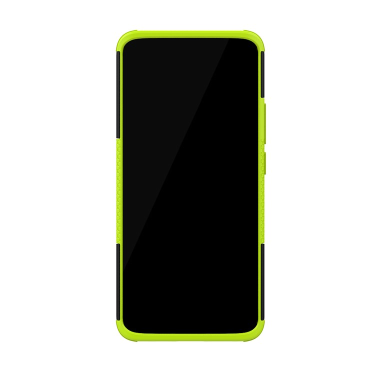 Cool Tyre Kickstand PC + TPU Combo Mobile Case for Huawei Mate 20 Pro - Green-10