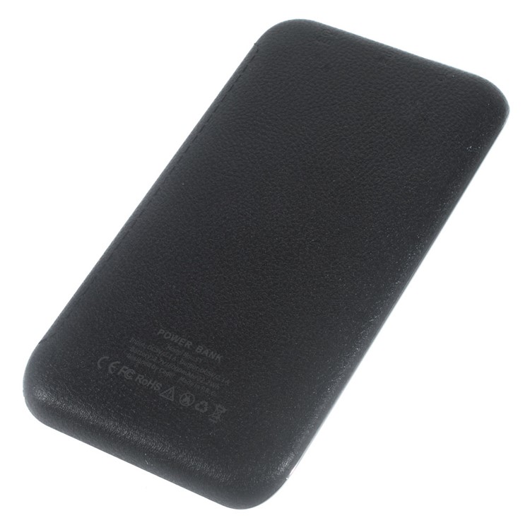 CAGER S1 6000mAh External Power Bank with LED Flashlight for iPhone iPad Samsung LG - Black-5