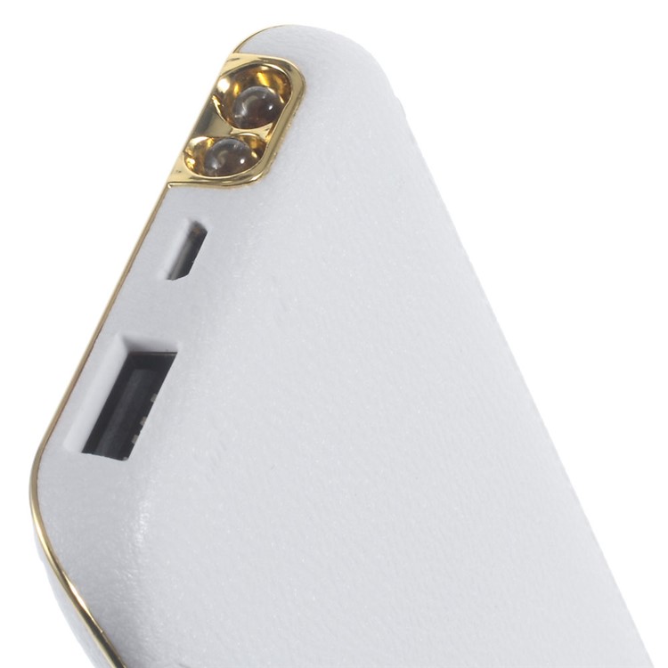 CAGER S1 6000mAh Power Bank with LED Flashlight for iPhone iPad Samsung LG - White-7