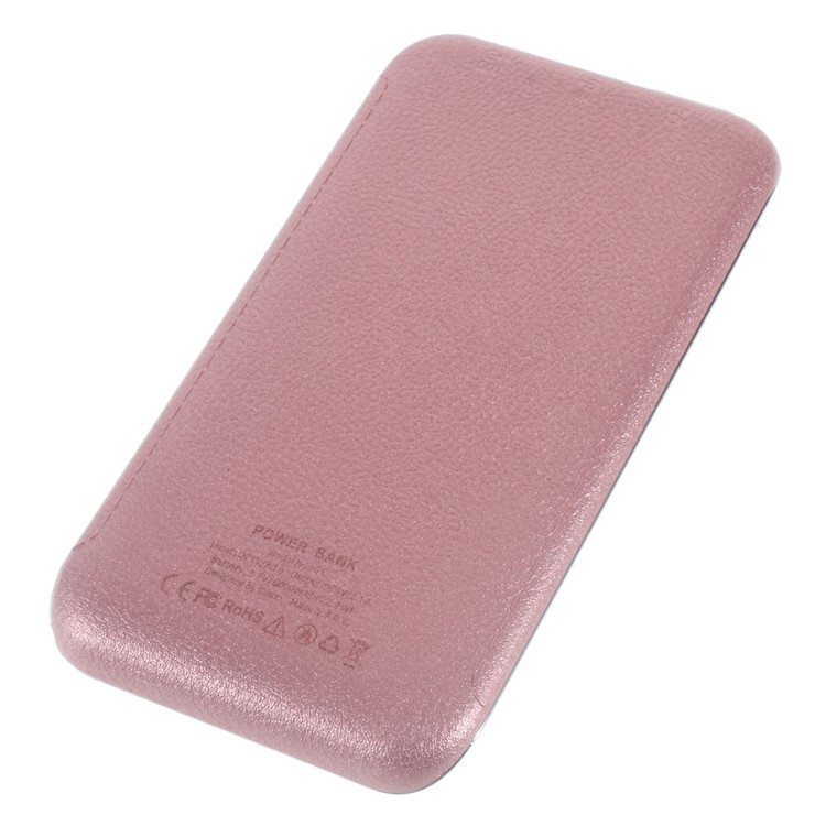 CAGER S1 6000mAh Battery Charger Power Bank with LED Flashlight for iPhone iPad Samsung LG - Pink-5