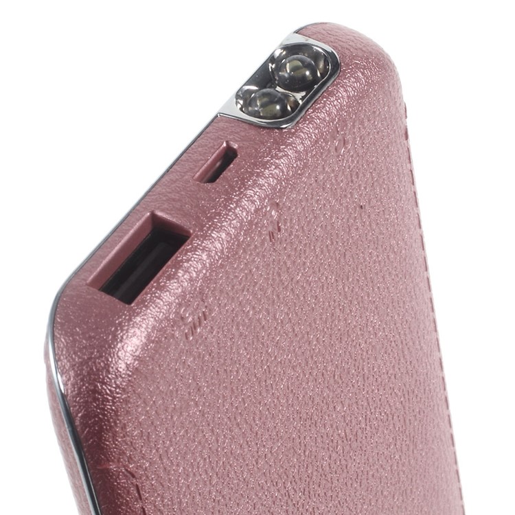 CAGER S1 6000mAh Battery Charger Power Bank with LED Flashlight for iPhone iPad Samsung LG - Pink-7