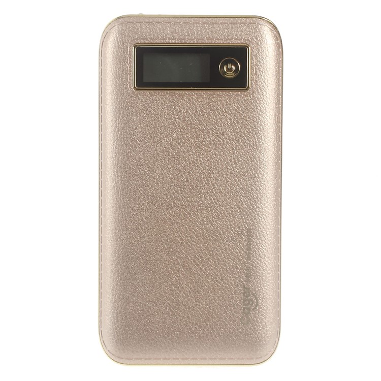 CAGER S1 6000mAh Power Bank Battery Charger with LED Flashlight for iPhone iPad Samsung LG - Gold Color-2