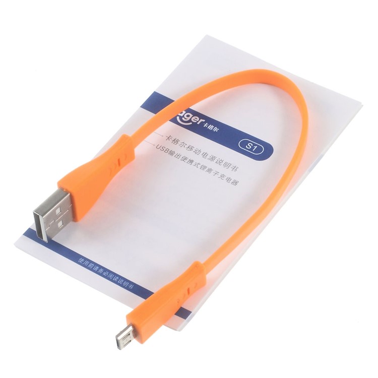 CAGER S1 6000mAh Power Bank Battery Charger with LED Flashlight for iPhone iPad Samsung LG - Gold Color-9
