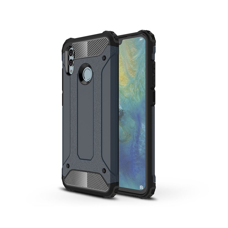 Armor Guard Plastic + TPU Hybrid Shell Case for Huawei Honor 10 Lite - Dark Blue-1