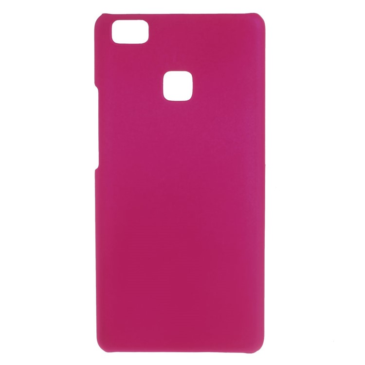 Rubberized Plastic Cover Hard Case for Huawei P9 Lite - Rose-1
