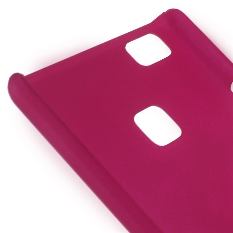 Rubberized Plastic Cover Hard Case for Huawei P9 Lite - Rose-2