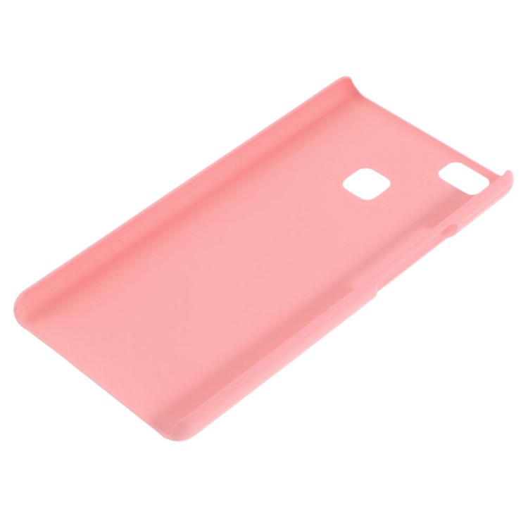 Rubberized Hard Protective Case for Huawei P9 Lite - Pink-4