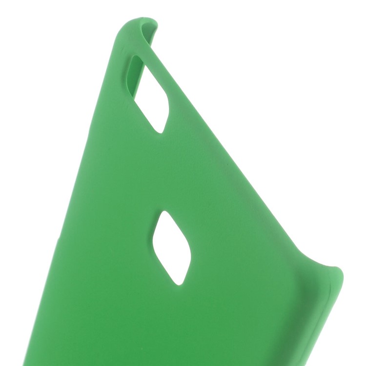 Rubber Coating Hard Back Shell Case for Huawei P9 Lite - Green-2