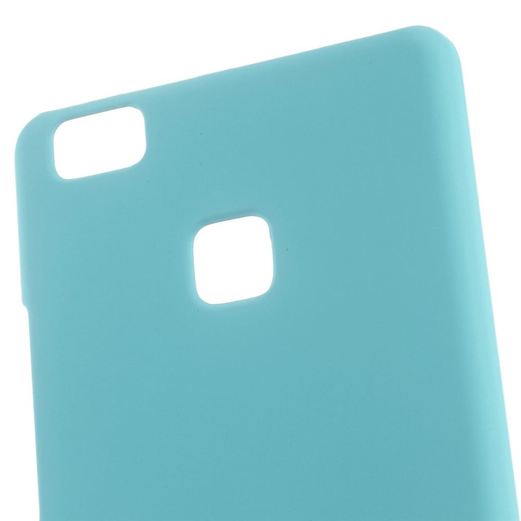Rubberized Plastic Shell Case Cover for Huawei P9 Lite - Baby Blue-2