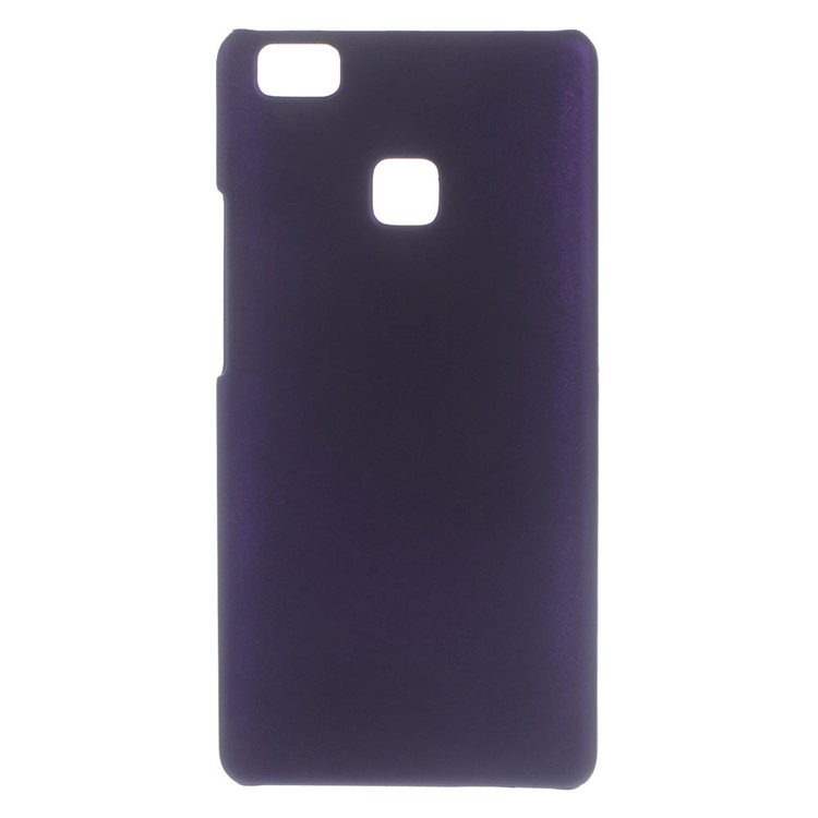 Rubber Coating Plastic Hard Case for Huawei P9 Lite - Purple-1