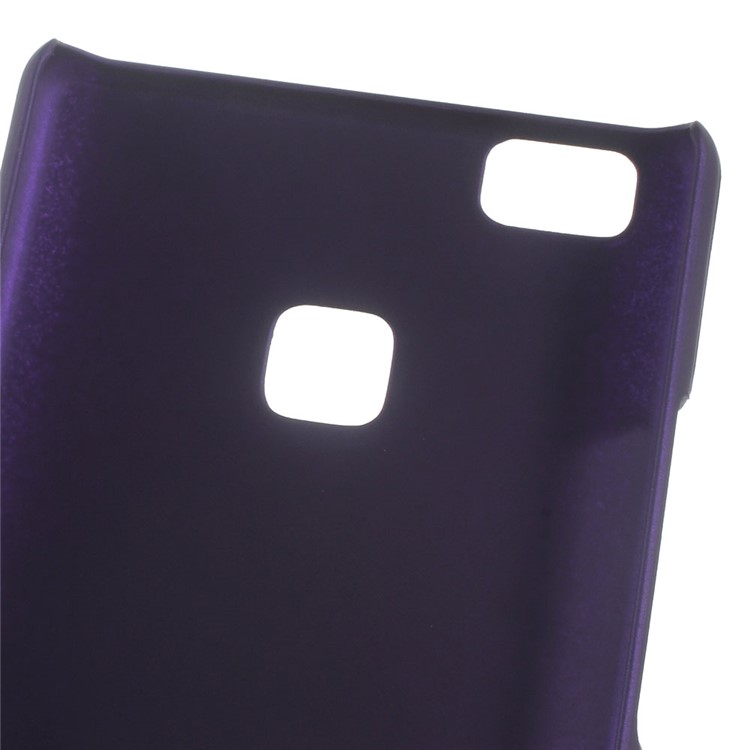 Rubber Coating Plastic Hard Case for Huawei P9 Lite - Purple-3