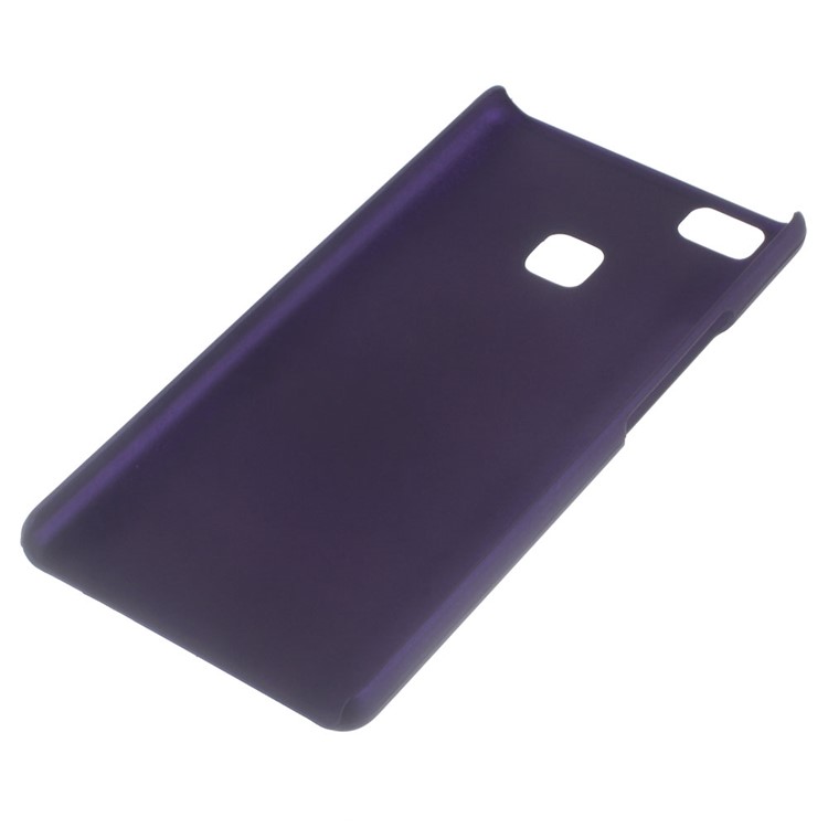 Rubber Coating Plastic Hard Case for Huawei P9 Lite - Purple-4