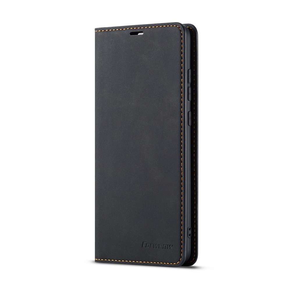 FORWENW Fantasy Series Silky Touch Leather Wallet Cover for Huawei Mate 20 - Grey-2