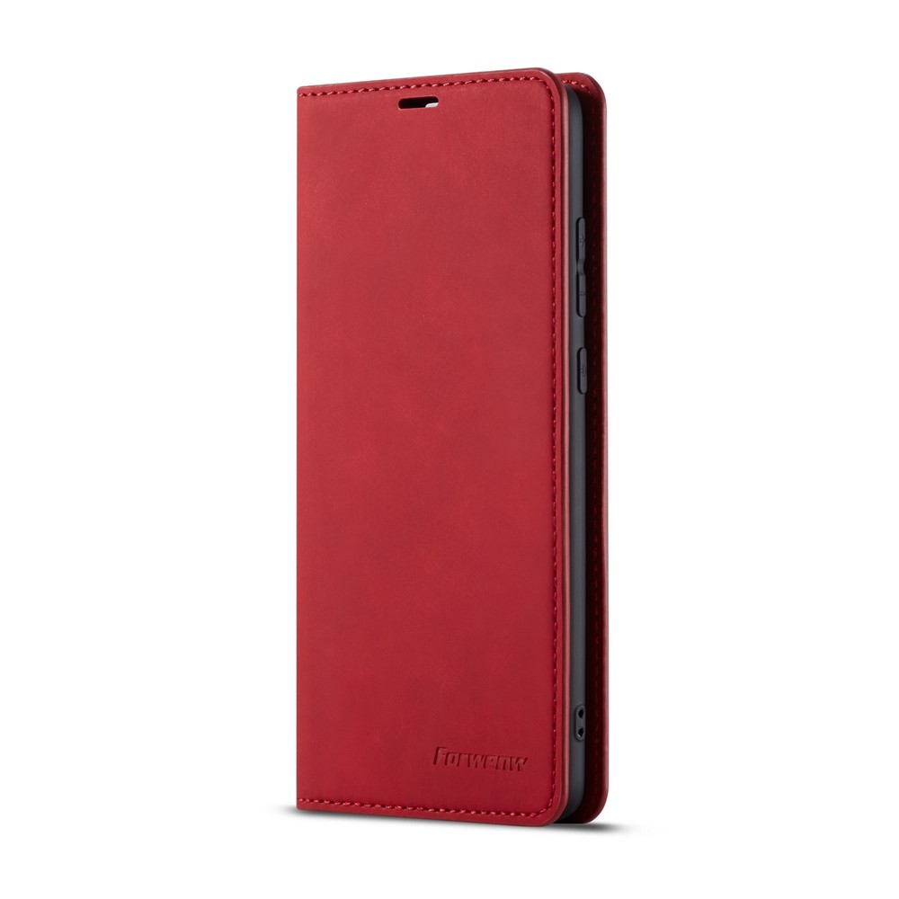 FORWENW Fantasy Series Magnetic Silky Touch Leather Wallet Case for Huawei Mate 20 - Red-2