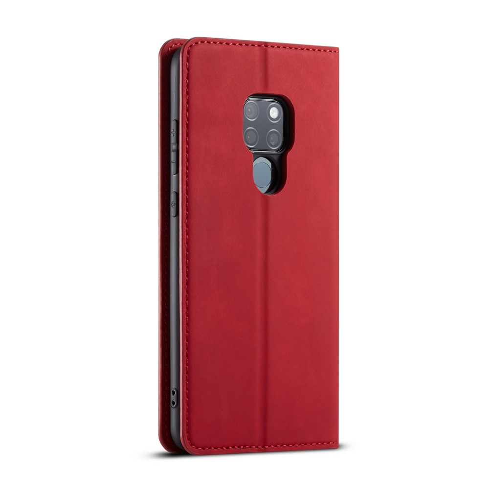 FORWENW Fantasy Series Magnetic Silky Touch Leather Wallet Case for Huawei Mate 20 - Red-3
