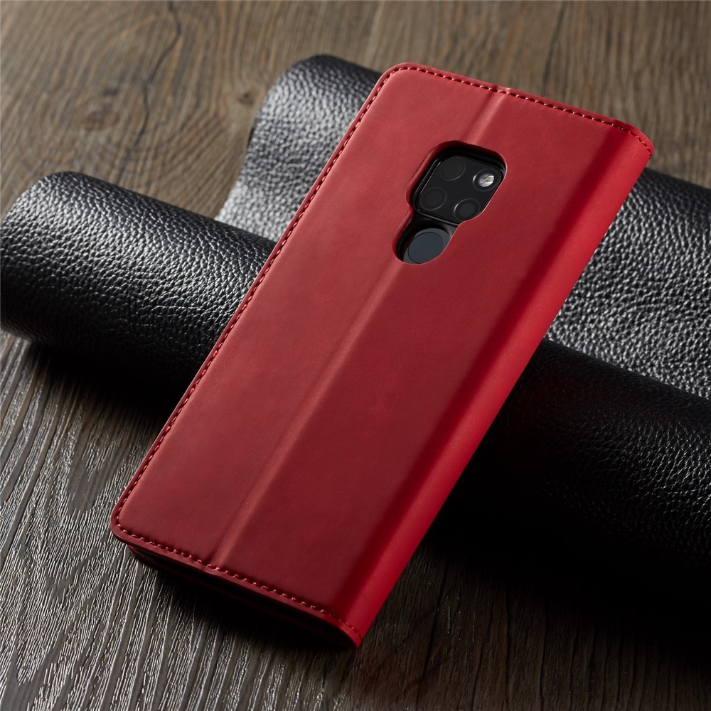 FORWENW Fantasy Series Magnetic Silky Touch Leather Wallet Case for Huawei Mate 20 - Red-8