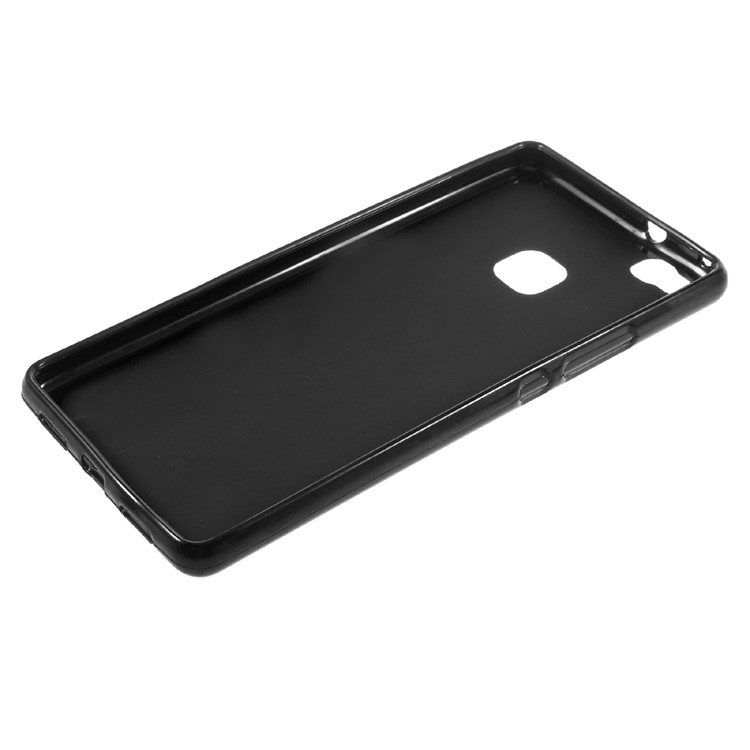 50Pcs/Set Dual-sided Matte TPU Phone Case for Huawei P9 Lite - Black-5