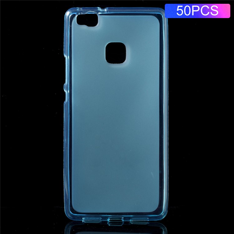 50Pcs/Set Dual-sided Matte TPU Phone Cover for Huawei P9 Lite - Blue-1
