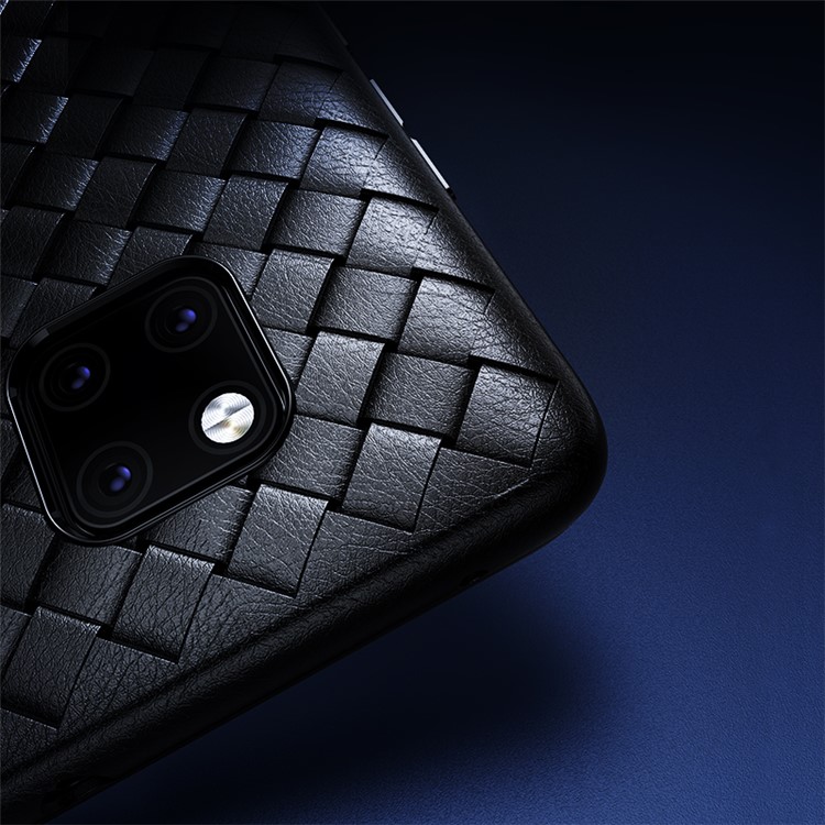 BENKS Woven Pattern Heat Dissipation TPU Case for Huawei Mate 20 Pro - Black-8