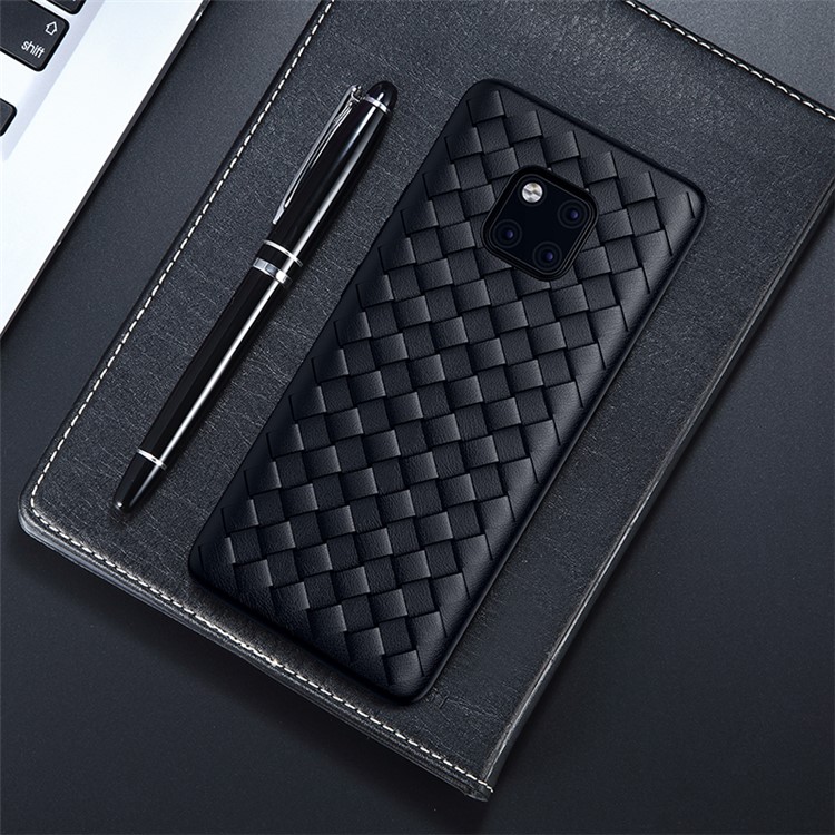 BENKS Woven Pattern Heat Dissipation TPU Case for Huawei Mate 20 Pro - Black-14
