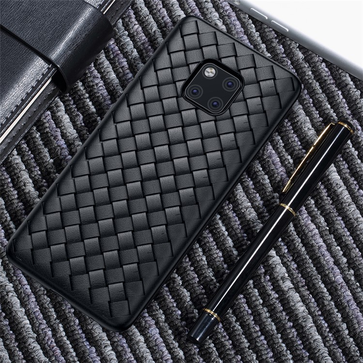 BENKS Woven Pattern Heat Dissipation TPU Case for Huawei Mate 20 Pro - Black-15