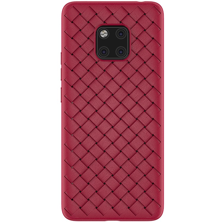 BENKS Woven Pattern Heat Dissipation TPU Phone Cover for Huawei Mate 20 Pro - Red-1