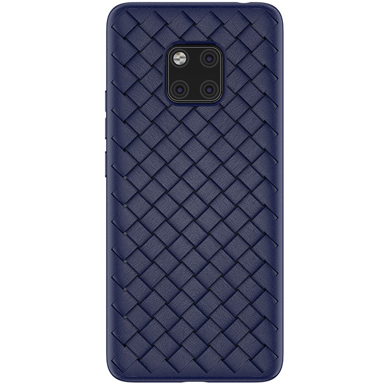 BENKS Woven Pattern Heat Dissipation TPU Soft Shell for Huawei Mate 20 Pro - Blue-1