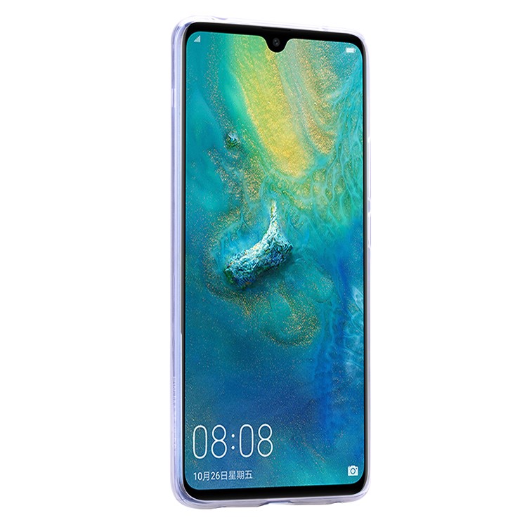 Pattern Printing TPU Case for Huawei Mate 20 Pro - Leaves-8