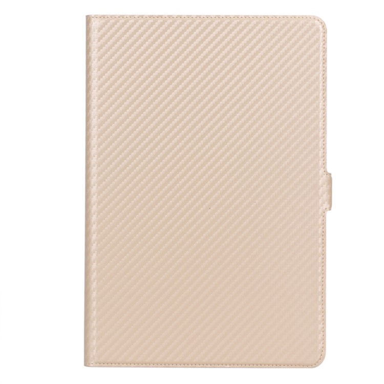 WY-1595A Carbon Fiber Texture PU Leather Stand Shell for Huawei MediaPad T5 10 - Gold-5