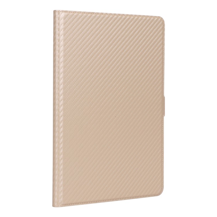 WY-1595A Carbon Fiber Texture PU Leather Stand Shell for Huawei MediaPad T5 10 - Gold-7