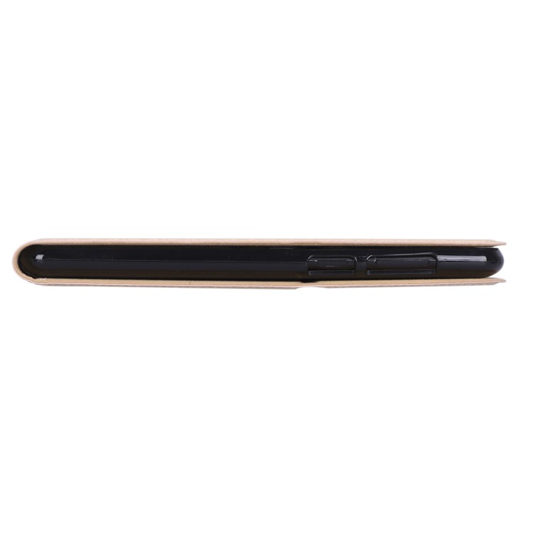 WY-1595A Carbon Fiber Texture PU Leather Stand Shell for Huawei MediaPad T5 10 - Gold-11