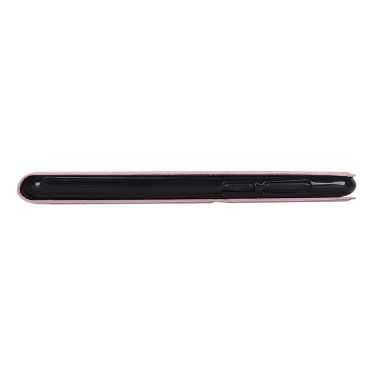 WY-1595A Carbon Fiber Texture PU Leather Tablet Case for Huawei MediaPad T5 10 - Rose Gold-10