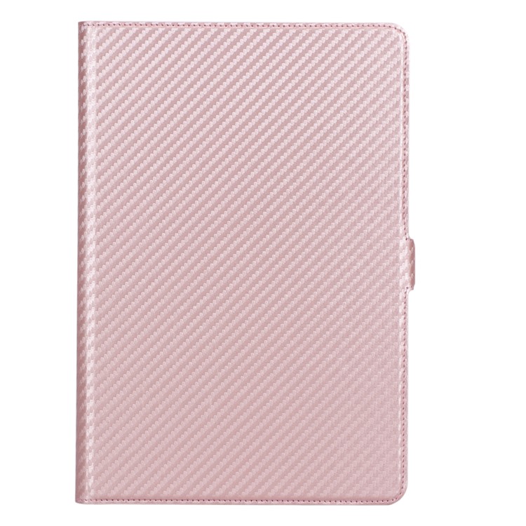 WY-1595A Carbon Fiber Texture PU Leather Tablet Case for Huawei MediaPad T5 10 - Rose Gold-14