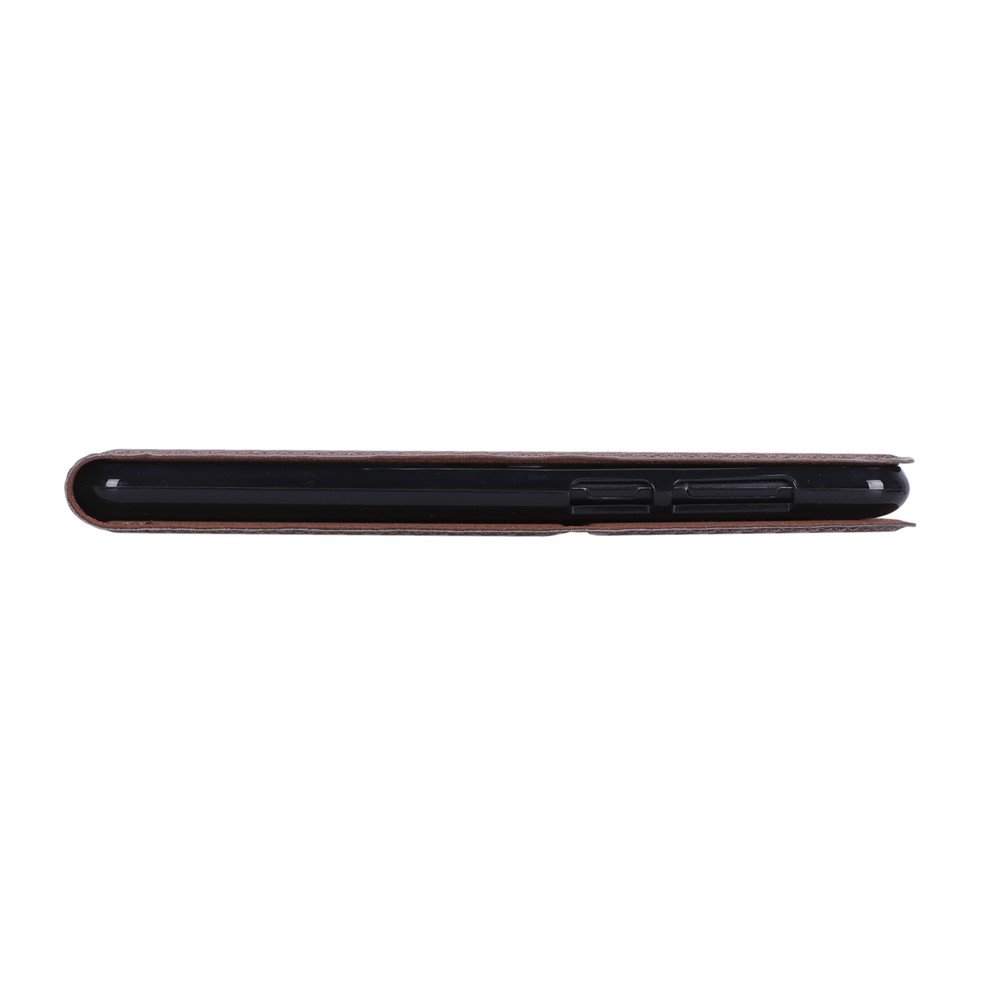 WY-1595A Carbon Fiber Texture PU Leather Protective Shell for Huawei MediaPad T5 10 - Brown-11