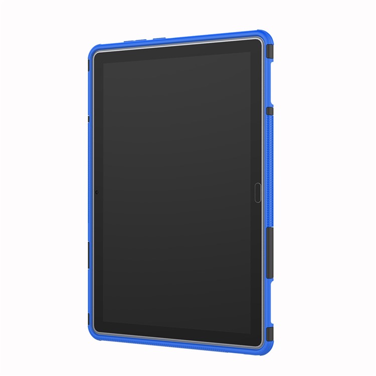 Cool Tyre PC + TPU Protector Cover with Kickstand for Huawei MediaPad M5 lite 10 - Blue-5