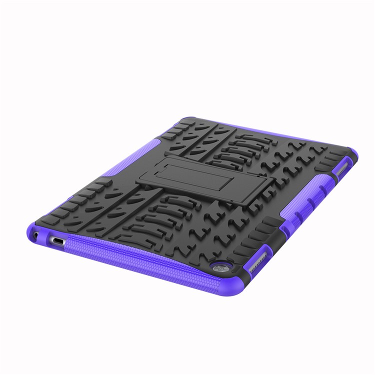 Cool Tire Kickstand PC + TPU Combo Protection Case Per Huawei MediaPad M5 Lite 10 - Viola