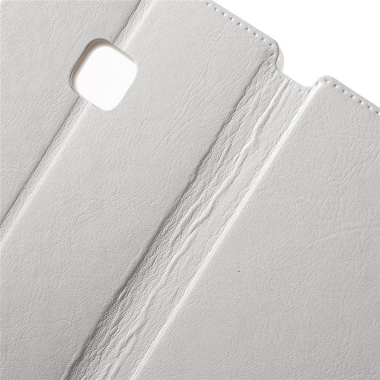 Crazy Horse Leather Flip Phone Cover for Huawei P9 Lite - White-6