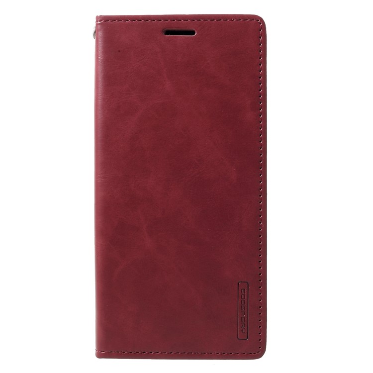 MERCURY GOOSPERY Blue Moon Stand Leather Shell for Huawei Mate 20 Pro - Wine Red-1