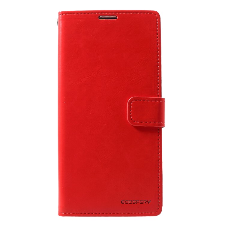 MERCURY GOOSPERY Blue Moon Wallet Leather Case for Huawei Mate 20 - Red-3