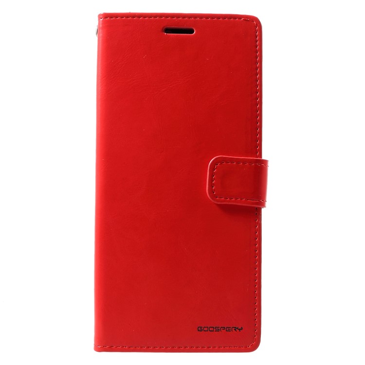 MERCURY GOOSPERY Blue Moon Wallet Leather Case for Huawei Mate 20 Pro - Red-3