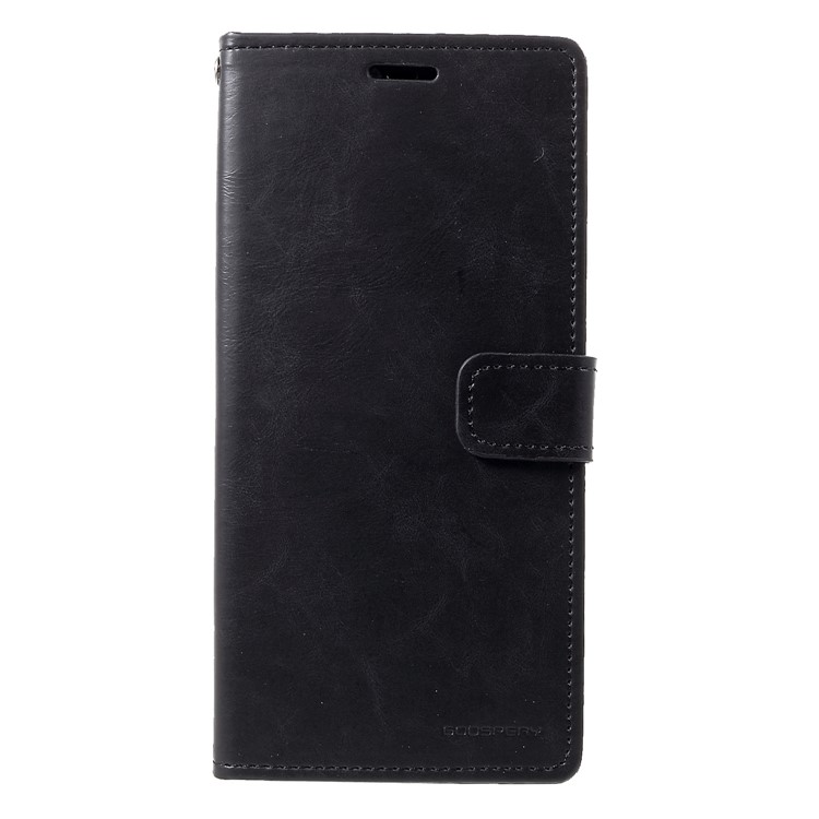 MERCURY GOOSPERY Blue Moon Wallet Leather Cover for Huawei Mate 20 Pro - Black-1