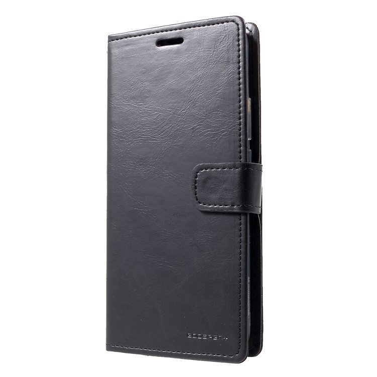 MERCURY GOOSPERY Blue Moon Wallet Leather Cover for Huawei Mate 20 Pro - Black-3