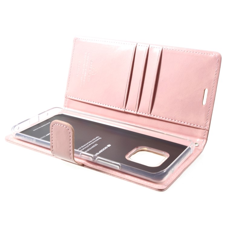 MERCURY GOOSPERY Funda Con Forma De Celular Con Tapa Azul Y Piel Para Huawei Mate 20 Pro - Oro Rosa-6