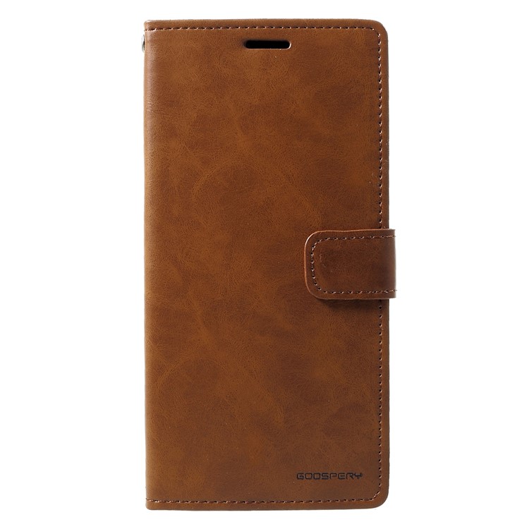 MERCURY GOOSPERY Blue Moon Wallet Leather Protective Shell for Huawei Mate 20 Pro - Coffee-1